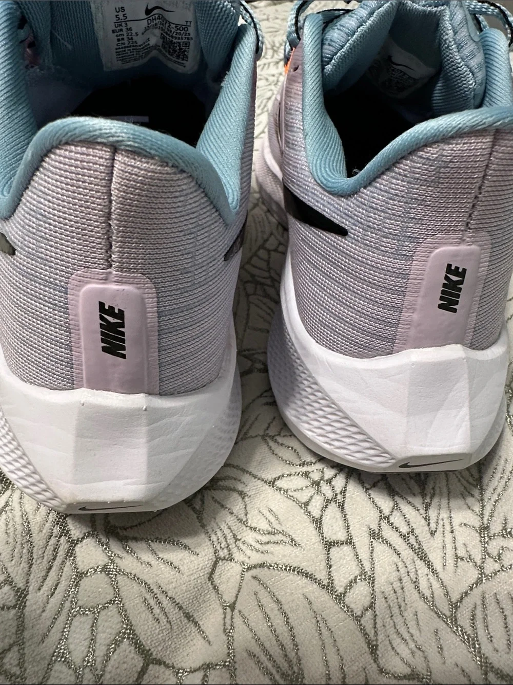Nike Women's air zoom Pegasus Running Shoes - Light lavender & Baby Blue
